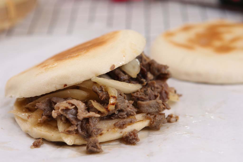 #1 lamb flatbread sandwiches 羊肉夹馍 <img title='Spicy & Hot' align='absmiddle' src='/css/spicy.png' />